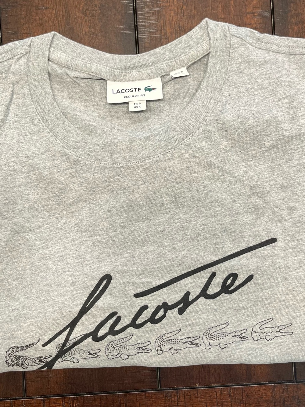 Lacoste Gray T-Shirt